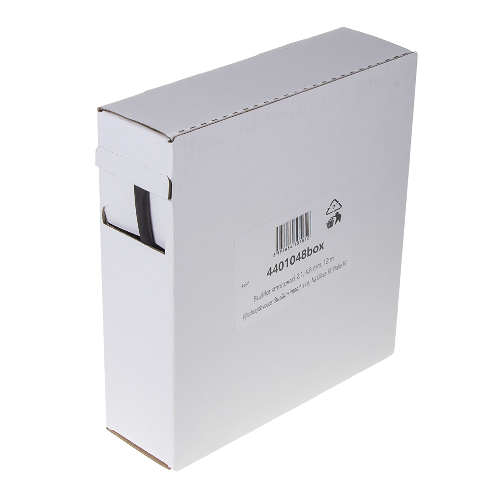 Bužírka smrštovací 2:1, 4,8 mm, 12 m - 4401048box