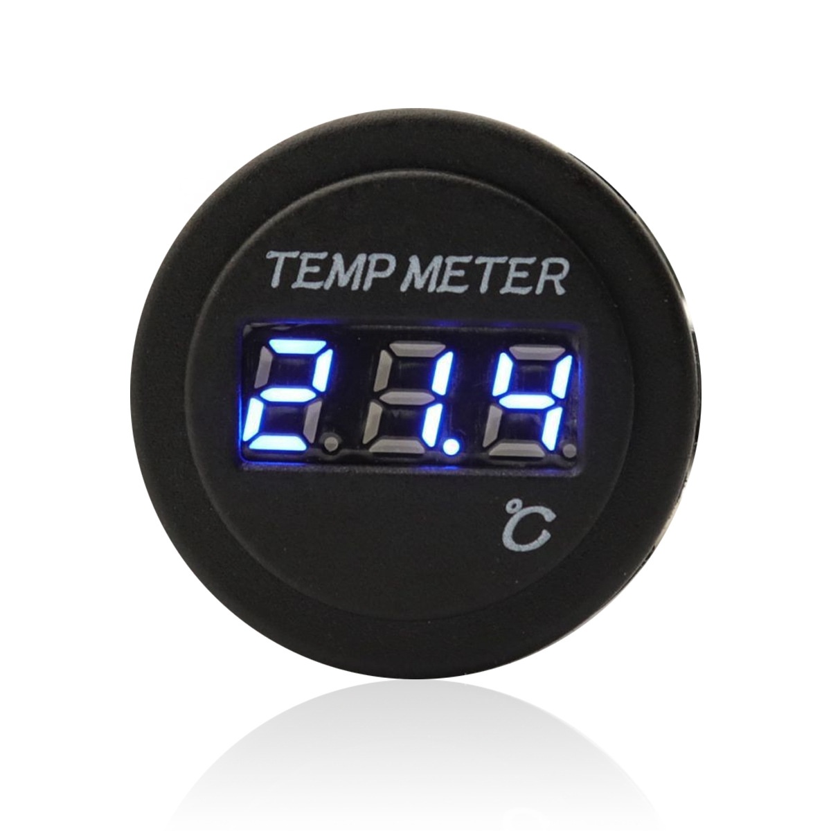 Digitální teploměr 12/24V modrý