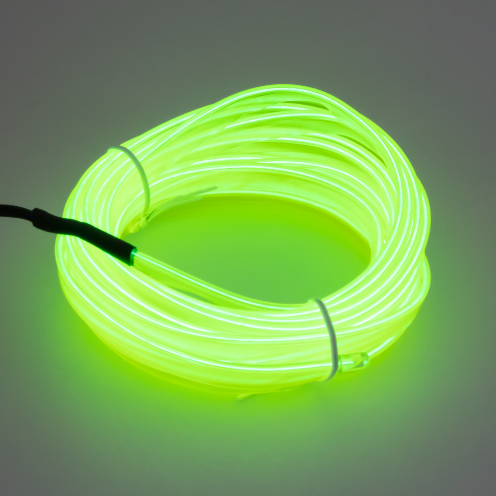 LED podsvětlení vnitřní ambientní limetkově zelené, 12V,  5m