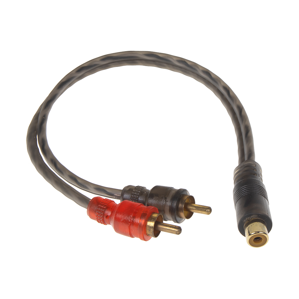 RCA Y audio kabel, 1x samice, 2x samec - PC1-52M