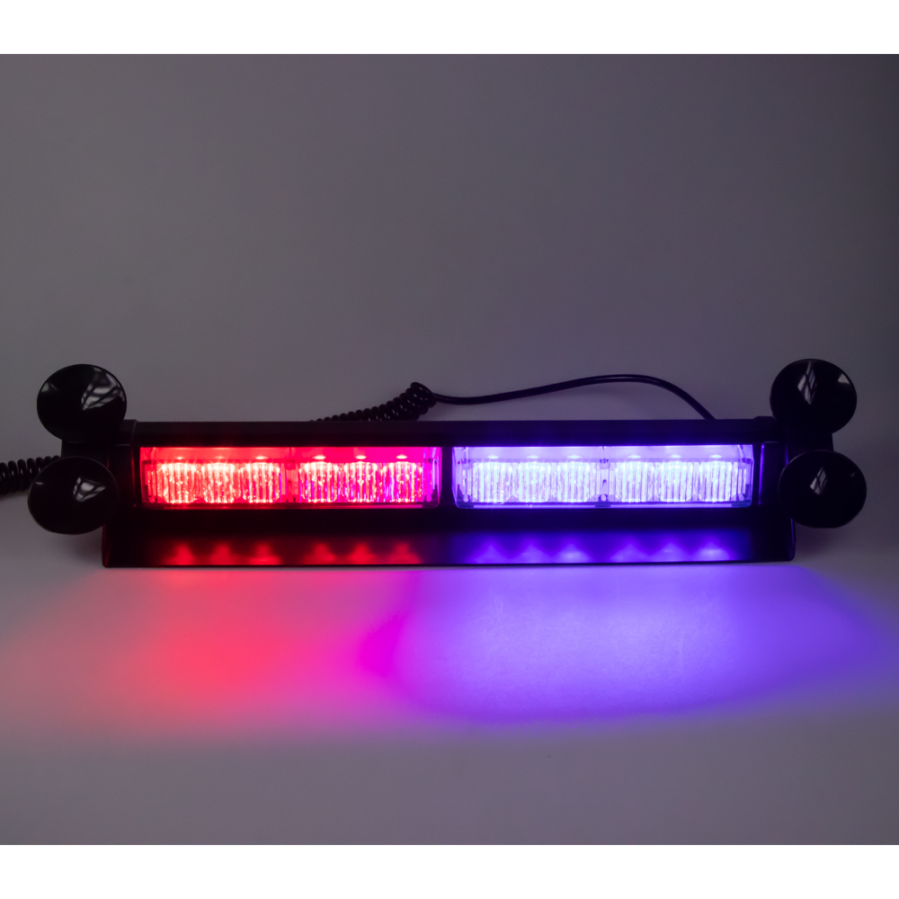 PREDATOR LED vnitřní, 12x3W, 12-24V, modro-červený, 353mm, ECE R10 - kf752blre