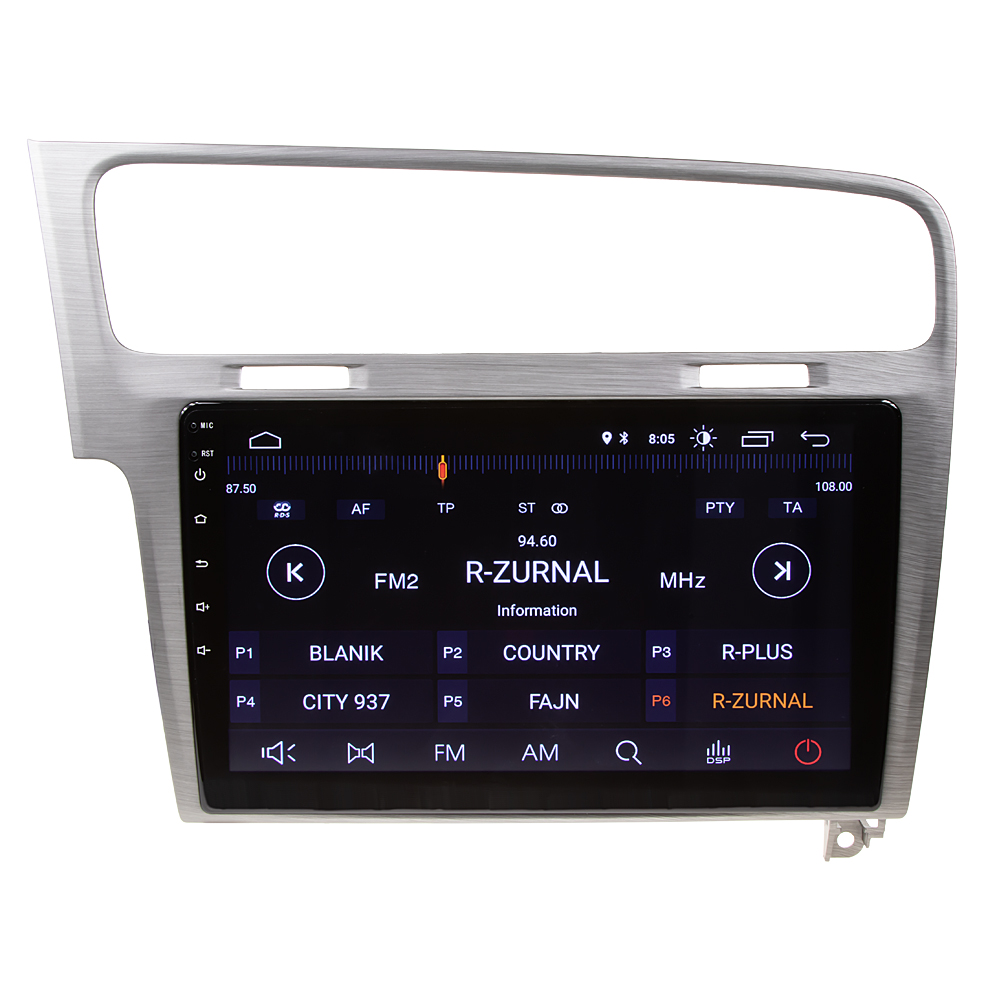 Autorádio pro VW Golf 7 s 10,1" LCD, Android 11.0, WI-FI, GPS, Carplay,Mirror link, Bluetooth,2x USB