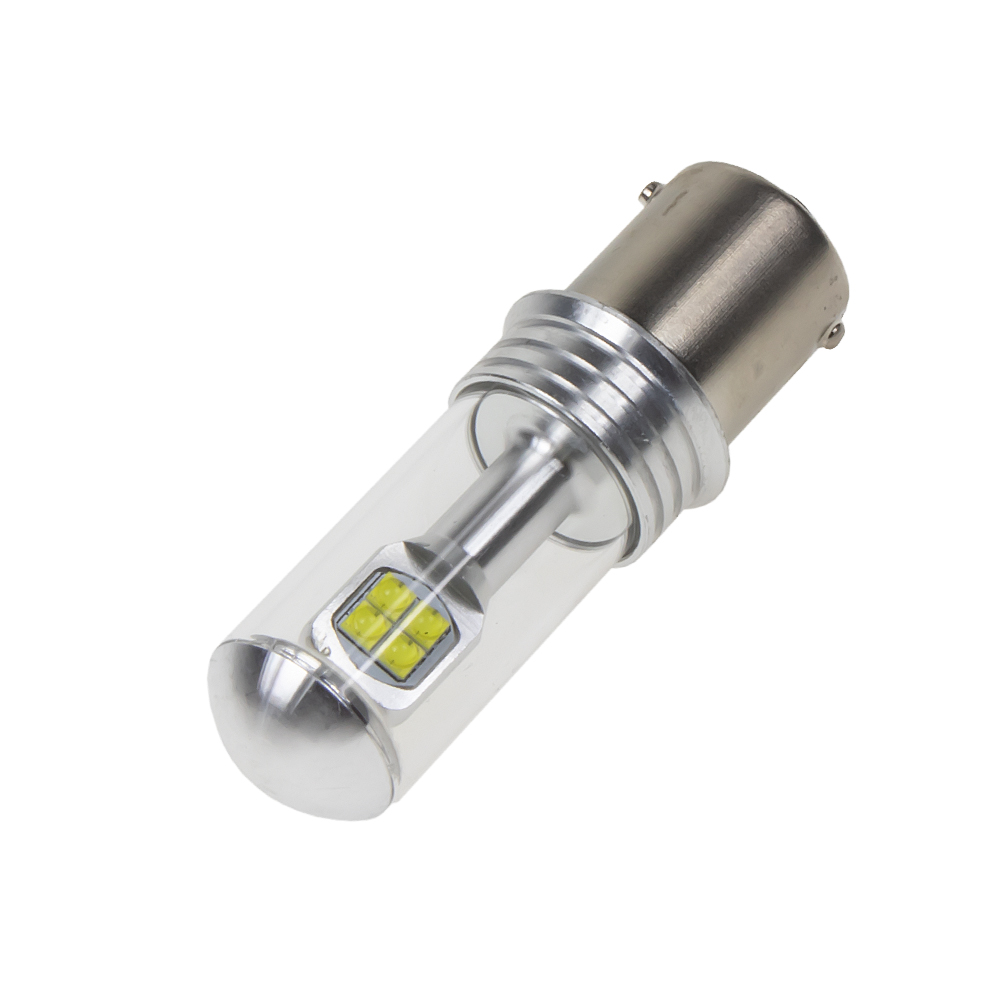 LED BA15S bílá 12-24V, 8LED/5W