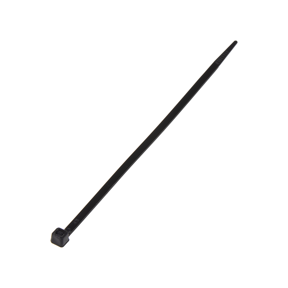 Vázací pásek černý 3,6 x 140 mm, 100 ks - 44004