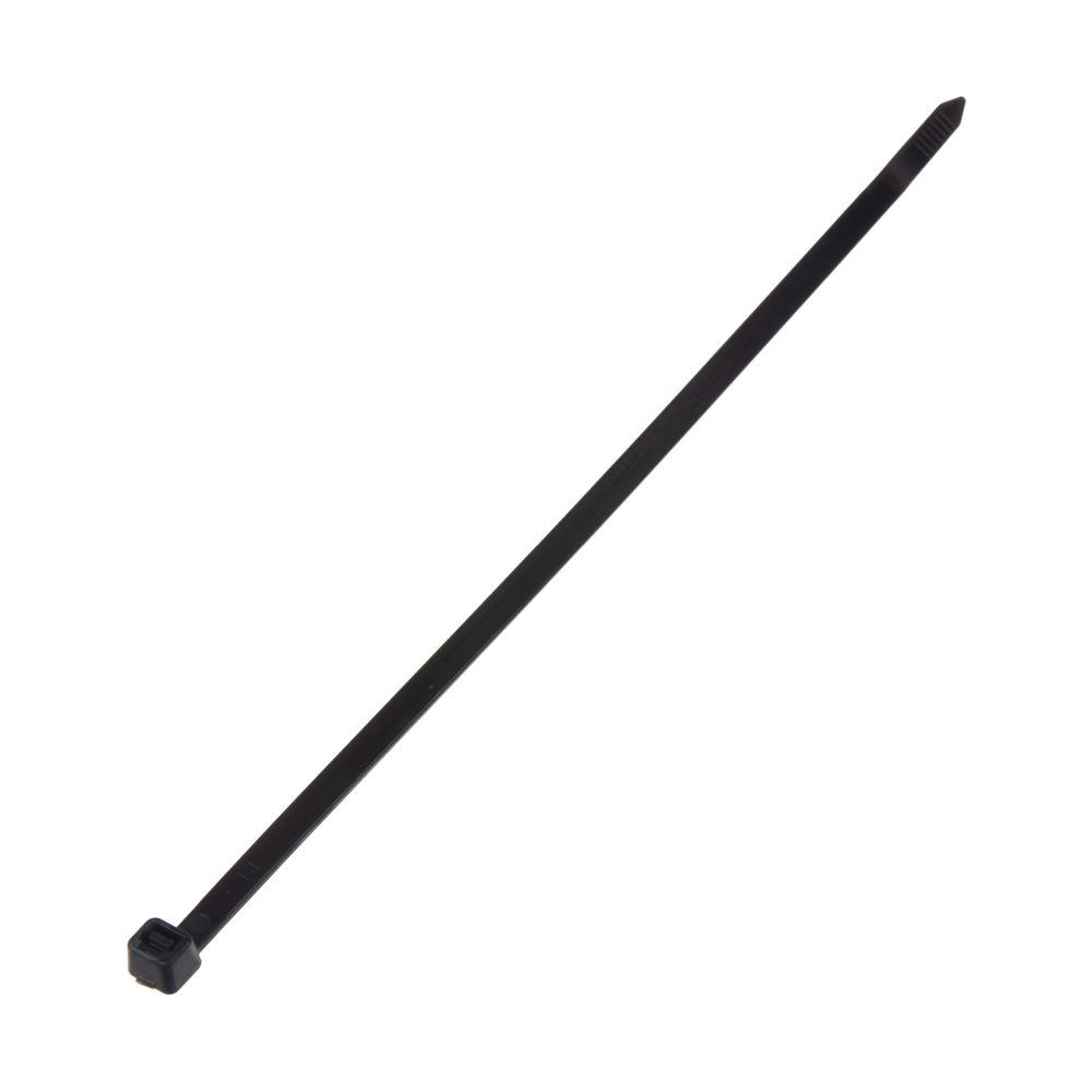 Vázací pásek černý 4,8 x 200 mm, 100 ks - 44006