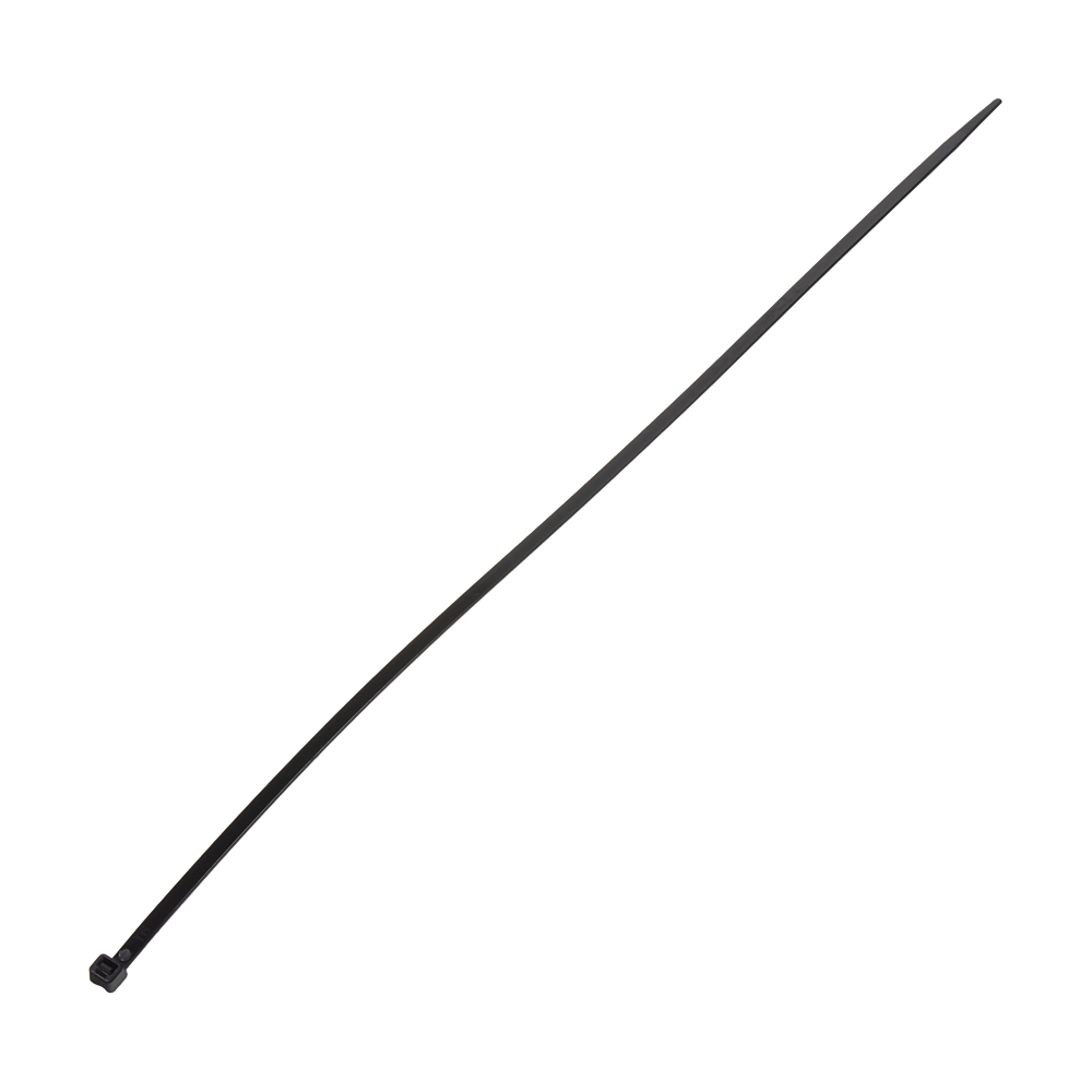 Vázací pásek černý 4,8 x 360 mm, 100 ks - 44008