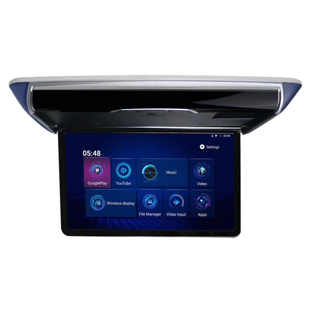 Stropní LCD motorický monitor 13,3" s OS. Android HDMI / USB, DO se snímačem pohybu, 4 barvy krytu - ds-133Amo