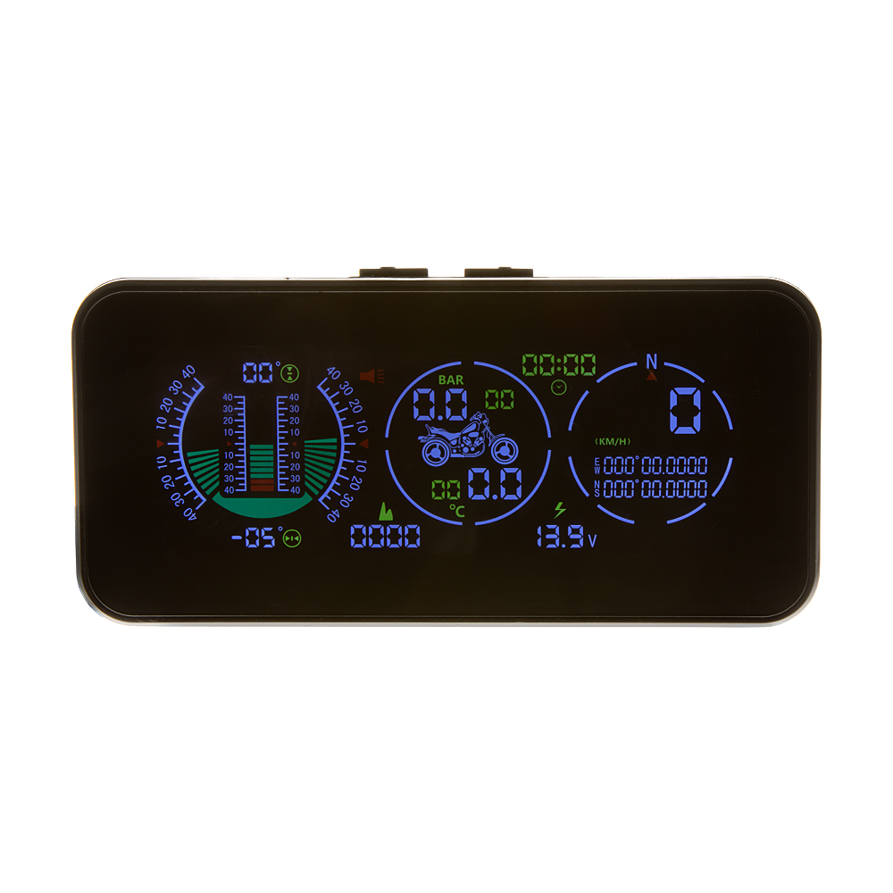 Palubní DISPLEJ 4,2" LCD, GPS měřič rychlosti, TPMS (kontrola tlaku v pneu) pro motocykl