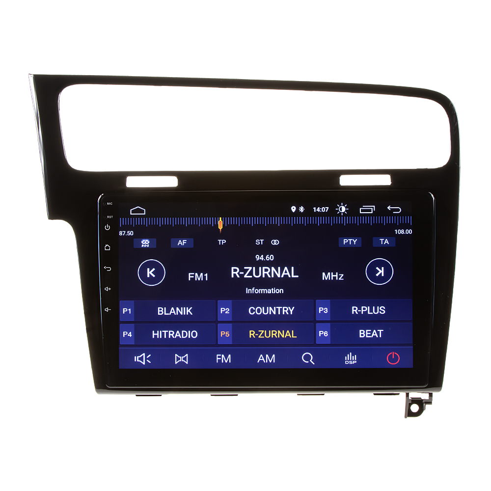 Autorádio pro VW Golf 7 s 10,1" LCD, Android 11.0, WI-FI, GPS,Carplay, Mirror link, Bluetooth,2x USB - 80813Abl