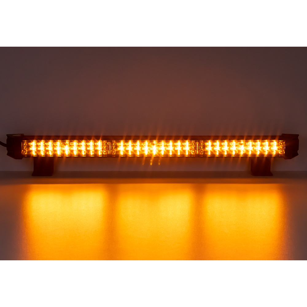 LED alej voděodolná (IP67) 12-24V, 27x LED 1W, oranžová 484mm