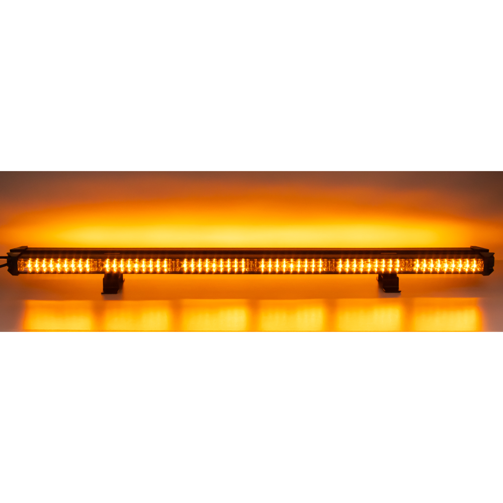 LED alej voděodolná (IP67) 12-24V, 108x LED 1W, oranžová 916mm, dual