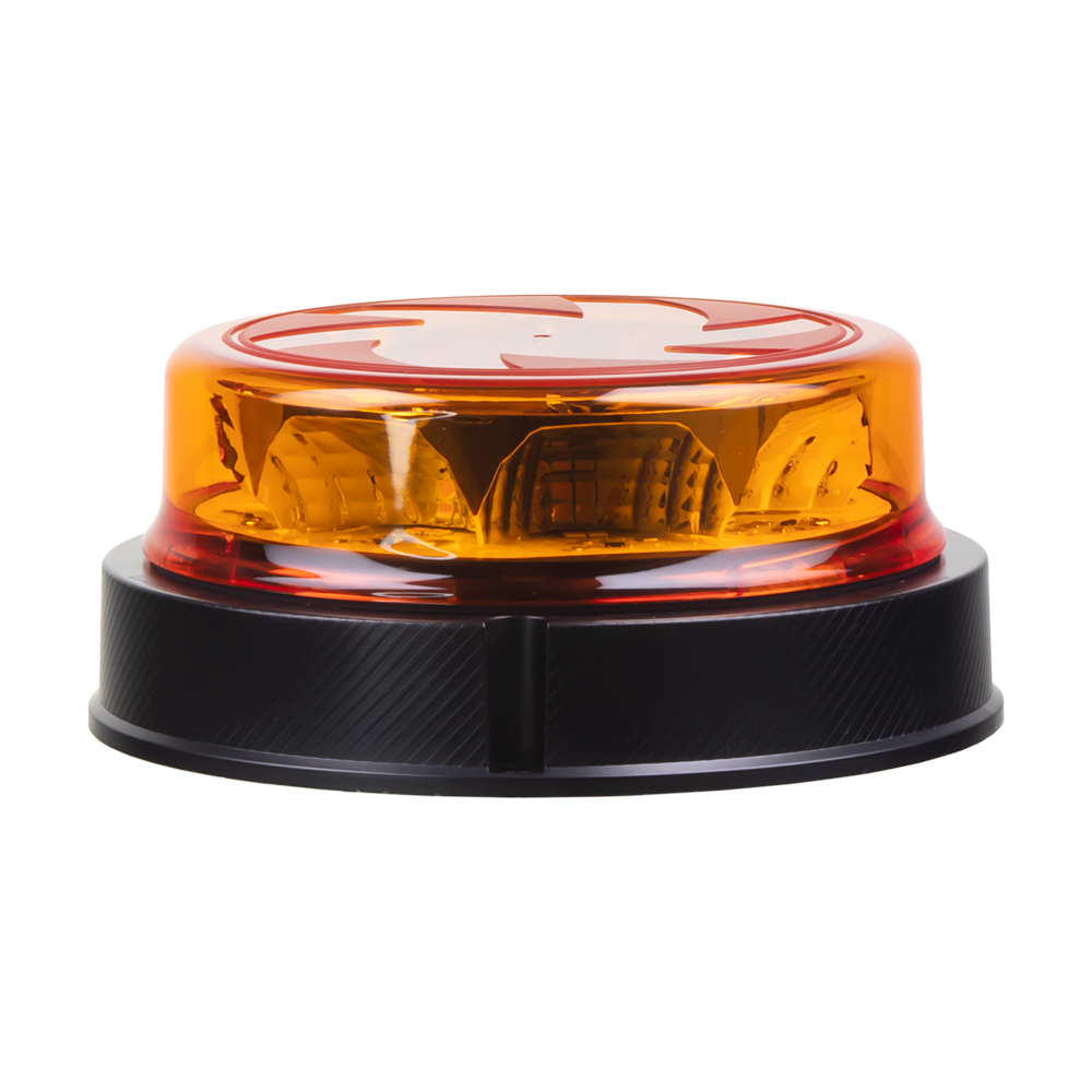 LED maják, 12-24V, 16x1W oranžový, fix, ECE R65