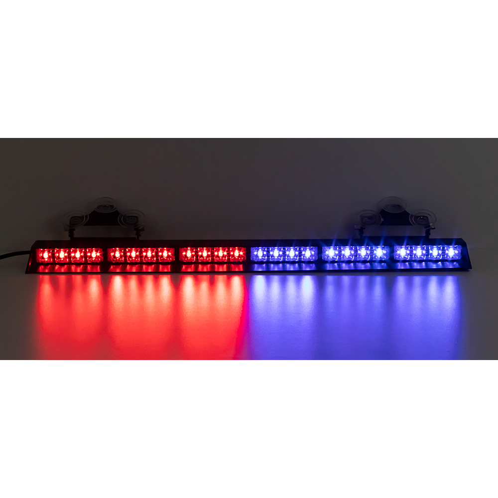 PREDATOR LED vnitřní, 24x LED 3W, 12V, modro-červený, 707mm - kf737blre