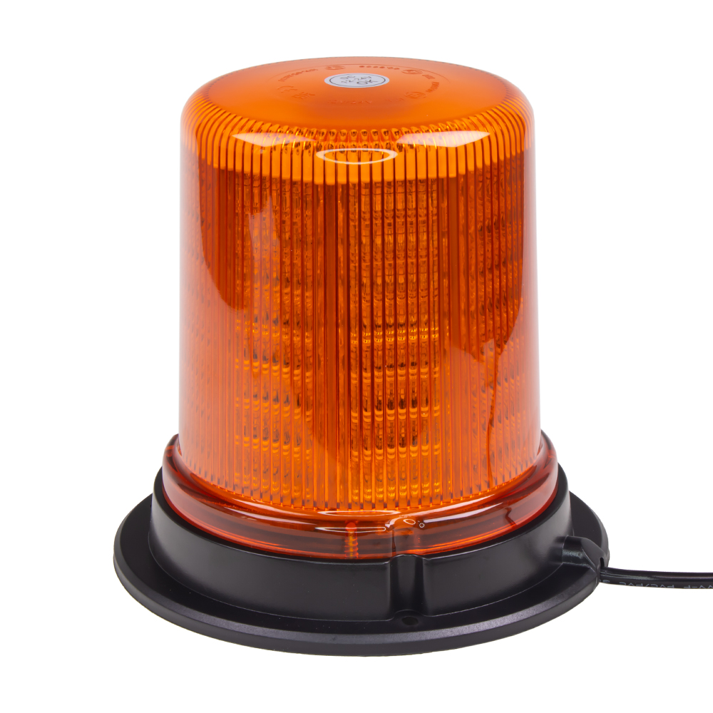 LED maják, 12-24V, 128x1,5W oranžový, pevná montáž, ECE R65 - wl184fix