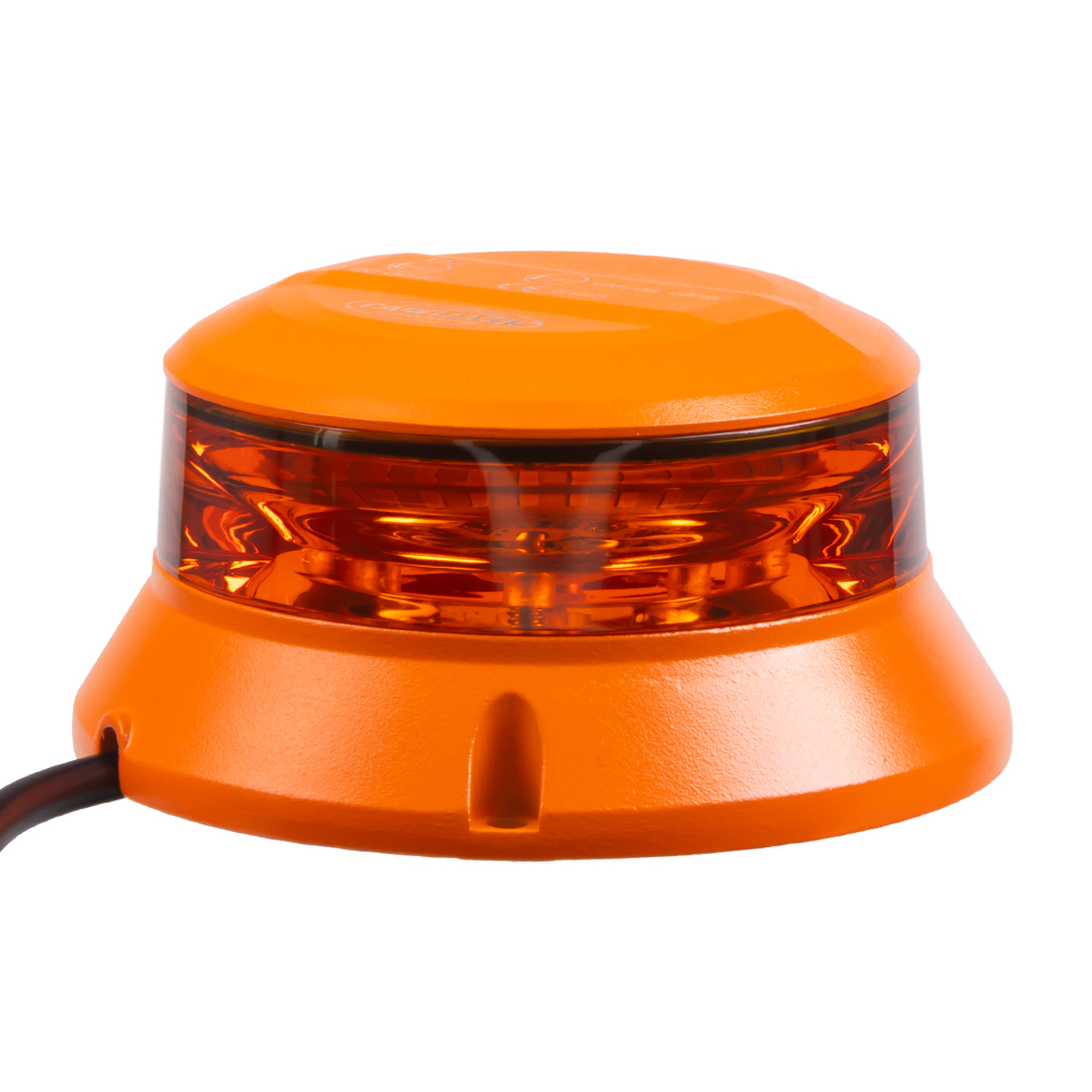 Robustní oranžový LED maják, oranž.hliník, 36W, ECE R65 - wl402fix