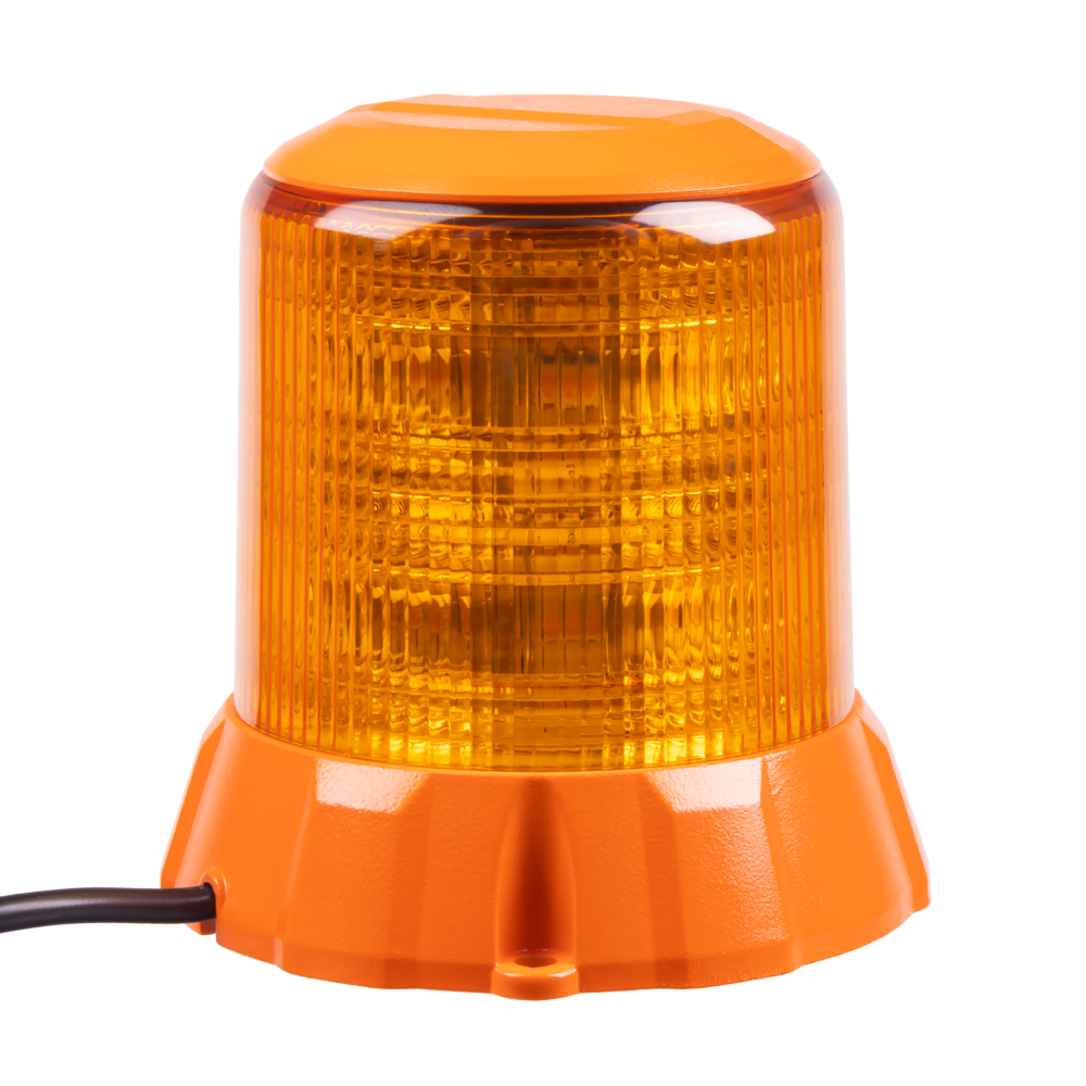 Robustní oranžový LED maják, oranž.hliník, 96W, ECE R65 - wl406fix