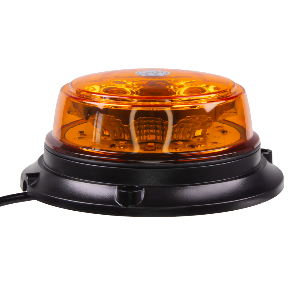 LED maják, 12-24V, 12x1W oranžový, pevná montáž, ECE R65 - wl180fix3