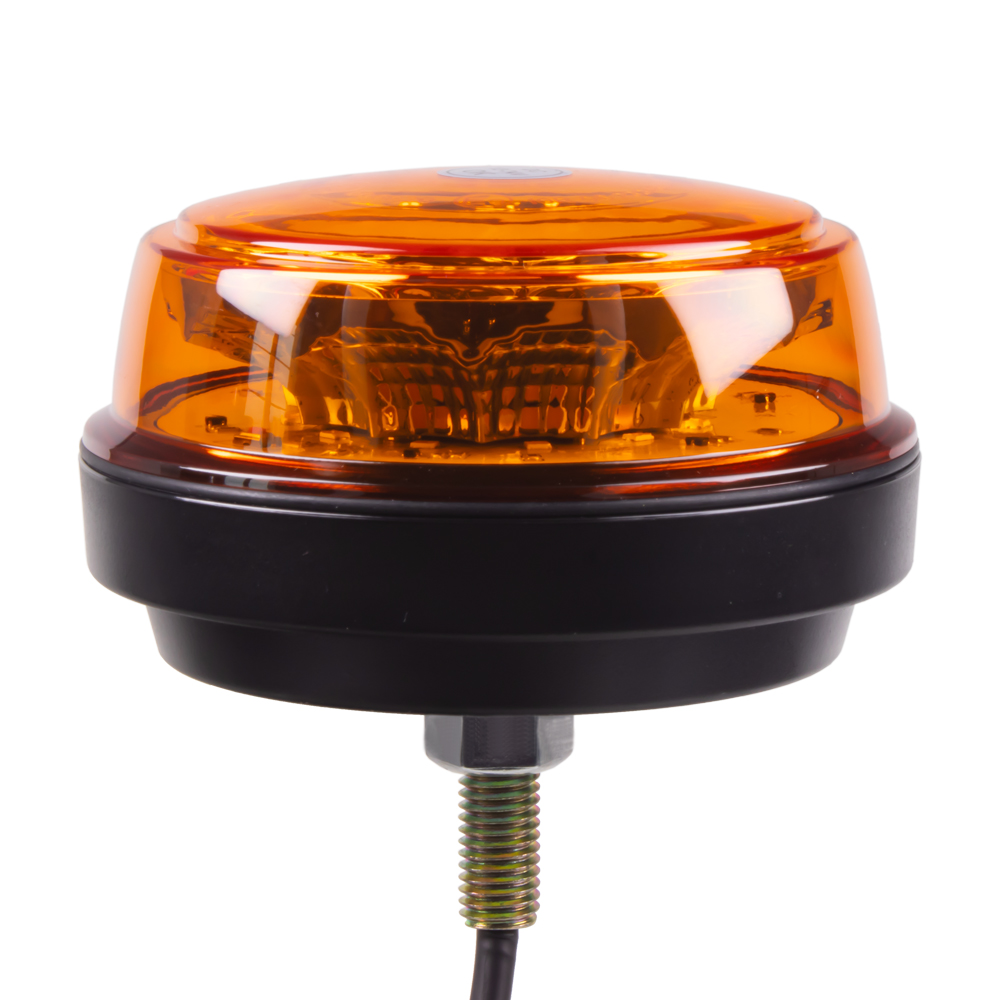 LED maják, 12-24V, 12x1W oranžový, pevná montáž, ECE R65 - wl180fix1