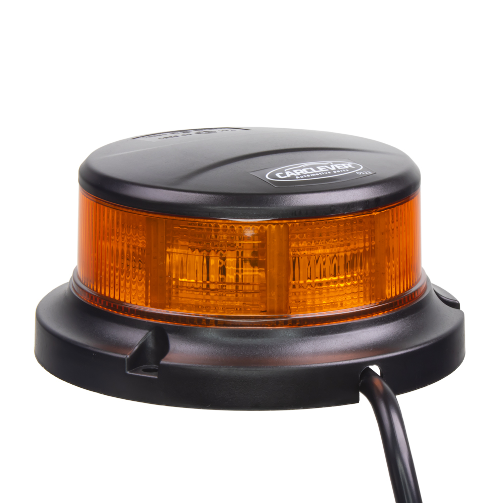LED maják, 12-24V, 64x0,5W, oranžový, pevná montáž, ECE R65 R10 - wl322fix