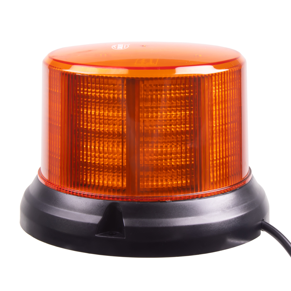 LED maják, 12-24V, 96x0,5W, oranžový, magnet, ECE R65 R10 - wl323m