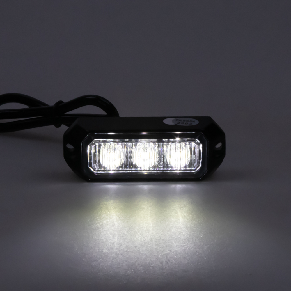 PREDATOR 3x3W LED, 12-24V, bílý, ECE R10 - kf003E3Wwht