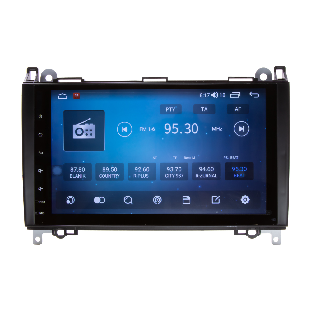 Autorádio pro Mercedes s 9" LCD, Android, WI-FI, GPS, CarPlay, Bluetooth, 4G, 2x USB - 80809A4