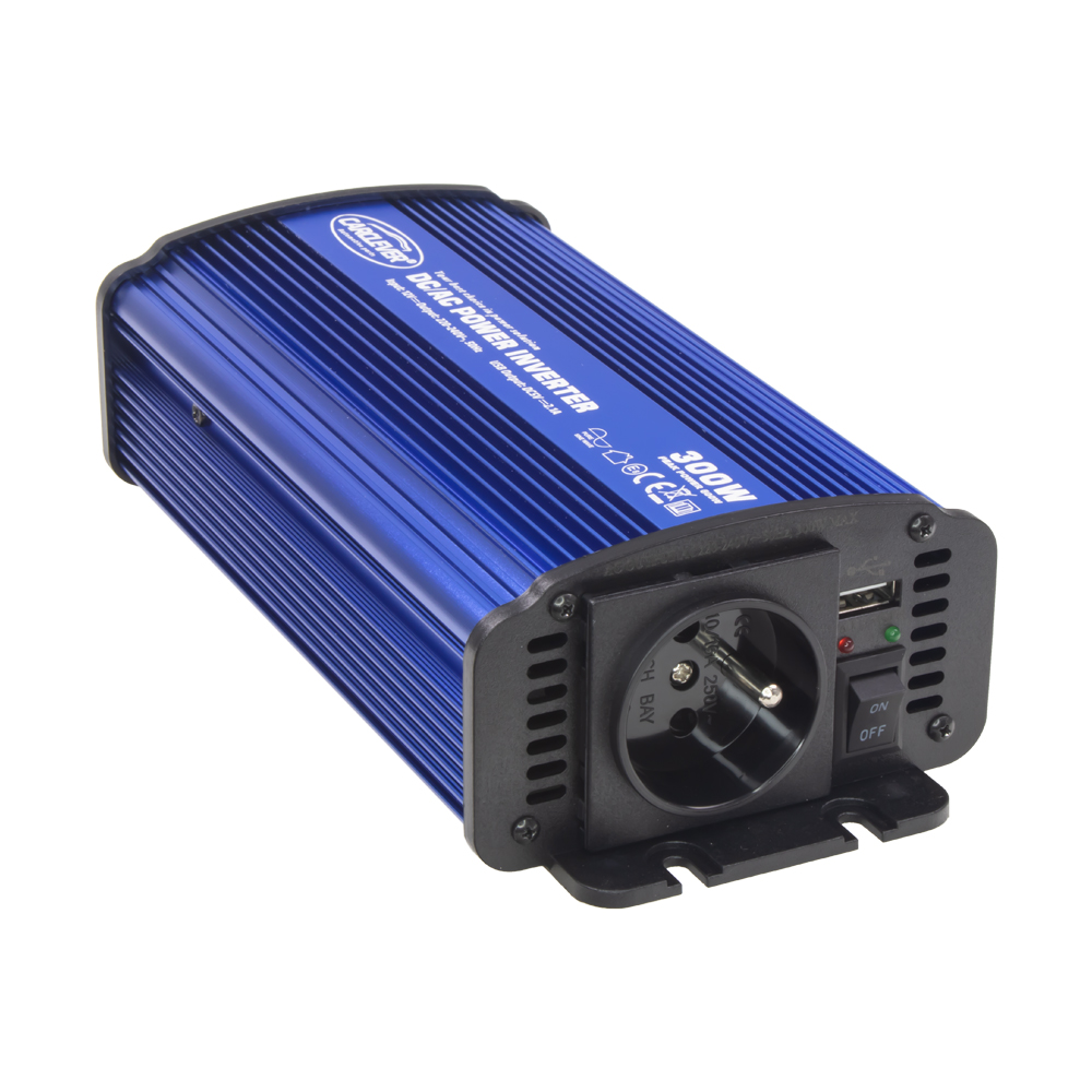 Sinusový měnič napětí z 12/230V + USB, 300W - 35psw312