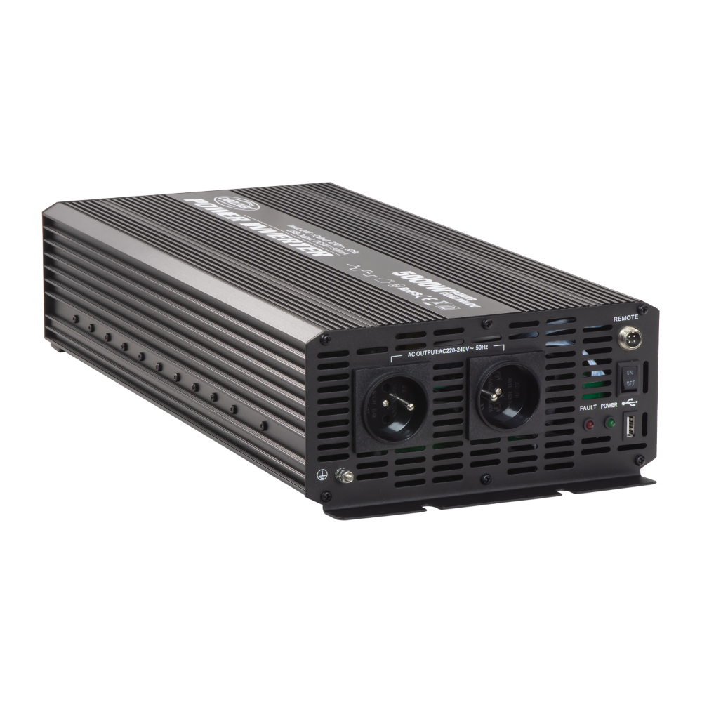 Měnič napětí z 24/230V + USB, 5000W - 355024