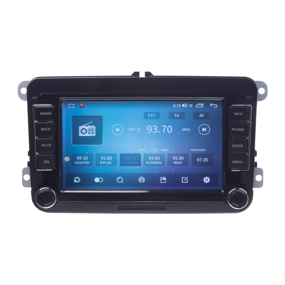 Autorádio pro VW, Škoda s 7" LCD, Android, WI-FI, GPS, CarPlay, Bluetooth, 4G, 2x USB - 80890A4
