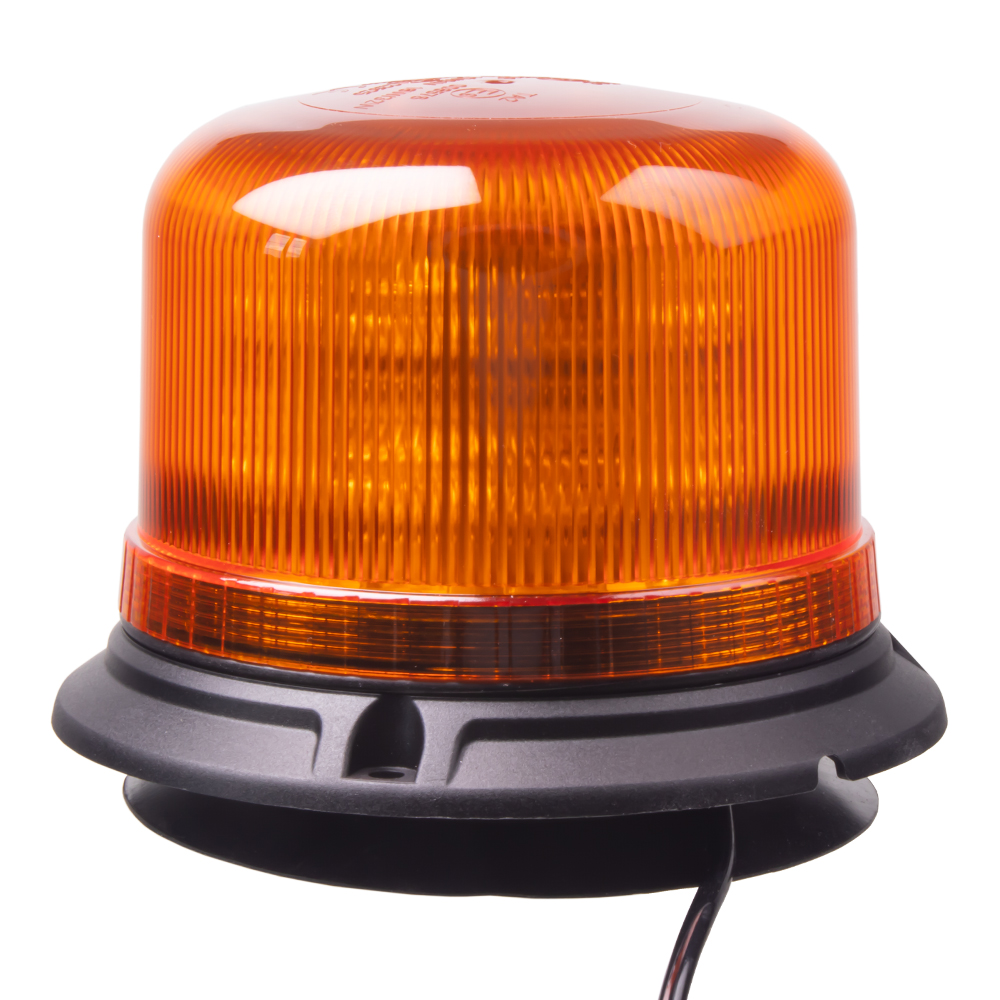 LED maják, 12-24V, 16x5W LED oranžový, magnet, ECE R65 - wl822