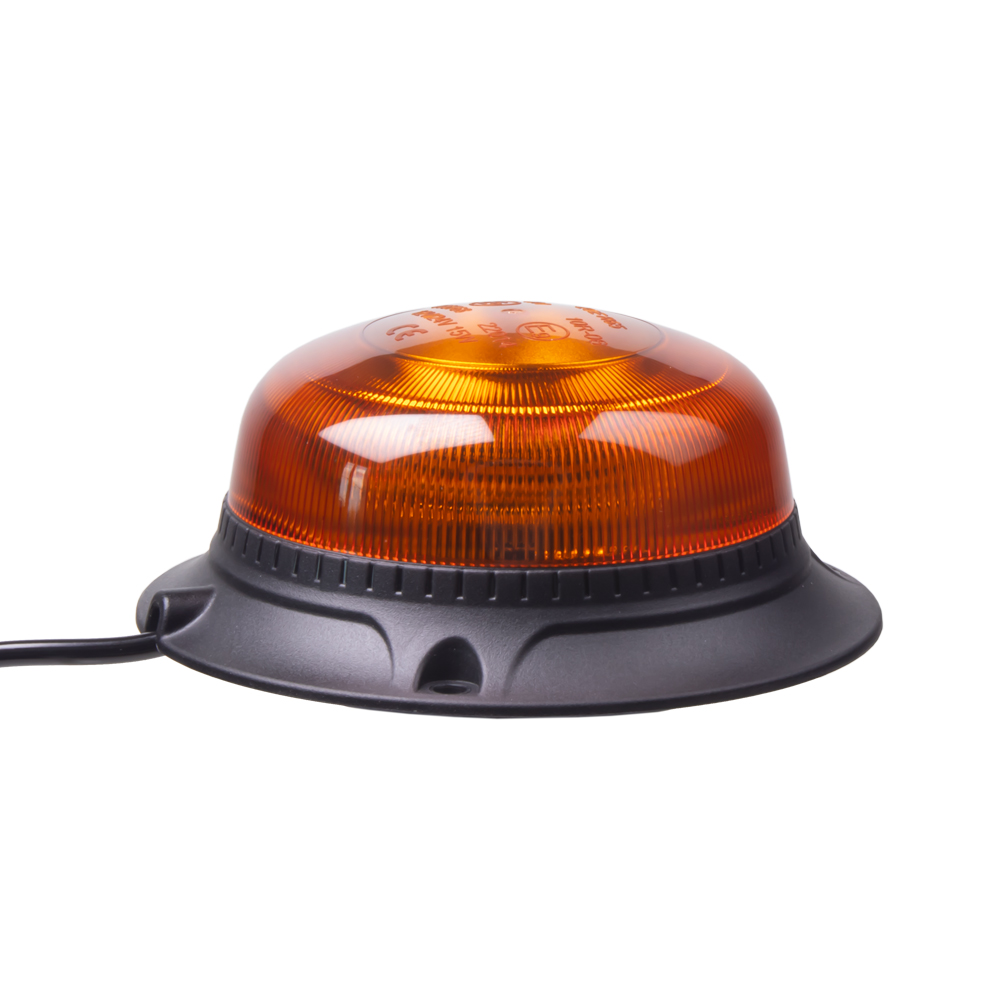 LED maják, 12-24V, 18xLED oranžový, magnet, ECE R65 - wl821