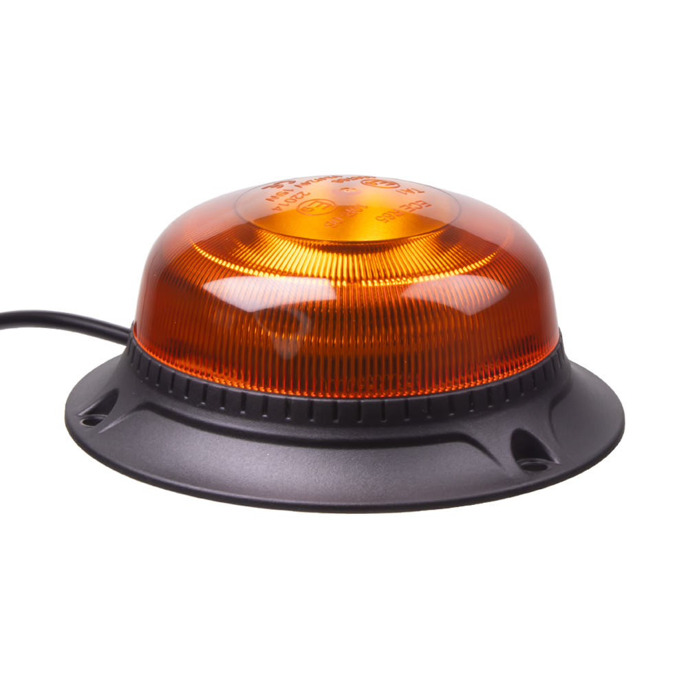 LED maják, 12-24V, 18xLED oranžový, pevná montáž, ECE R65 - wl821fix