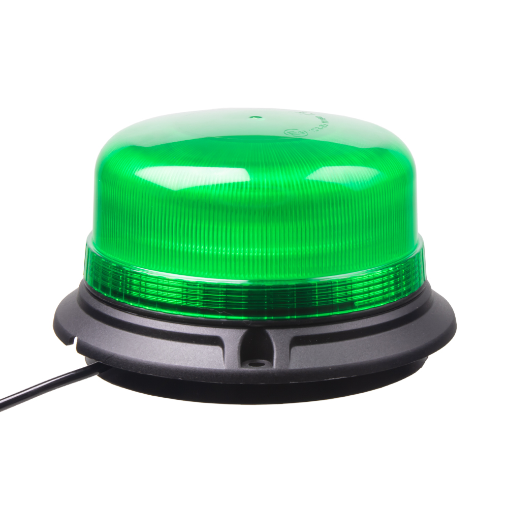 LED maják, 12-24V, 36xLED zelený, magnet, ECE R10 - wl812green