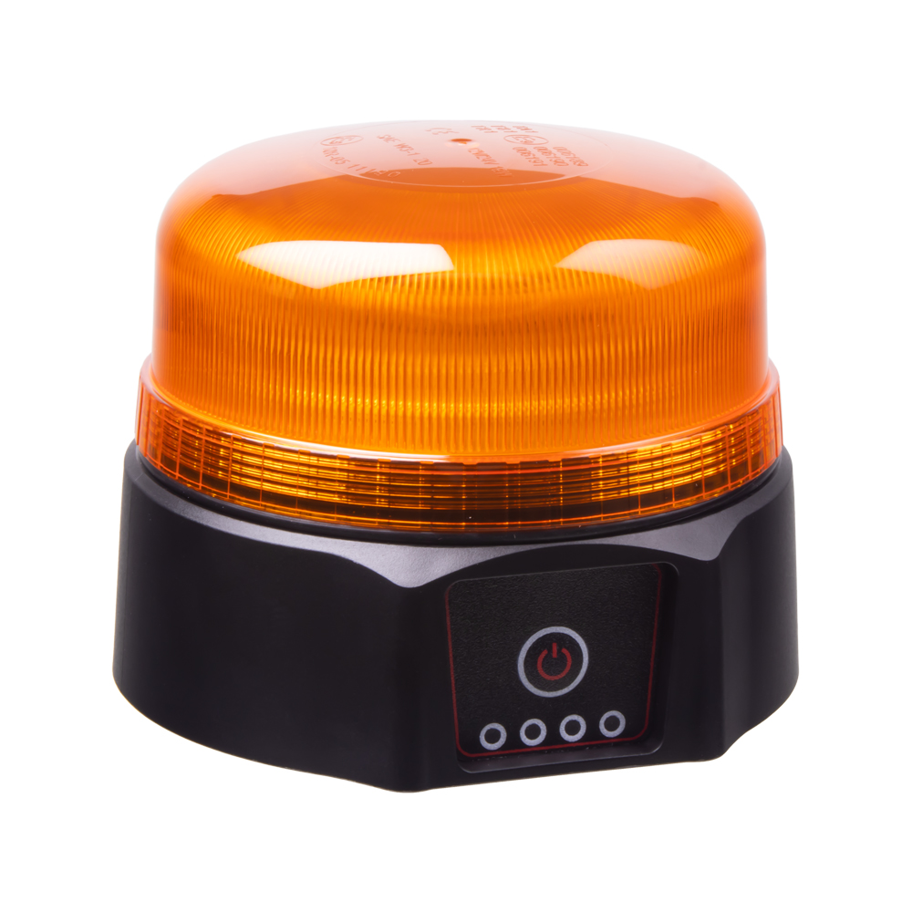 AKU LED maják, 36xLED oranžový, magnet, ECE R65 - wlbat812