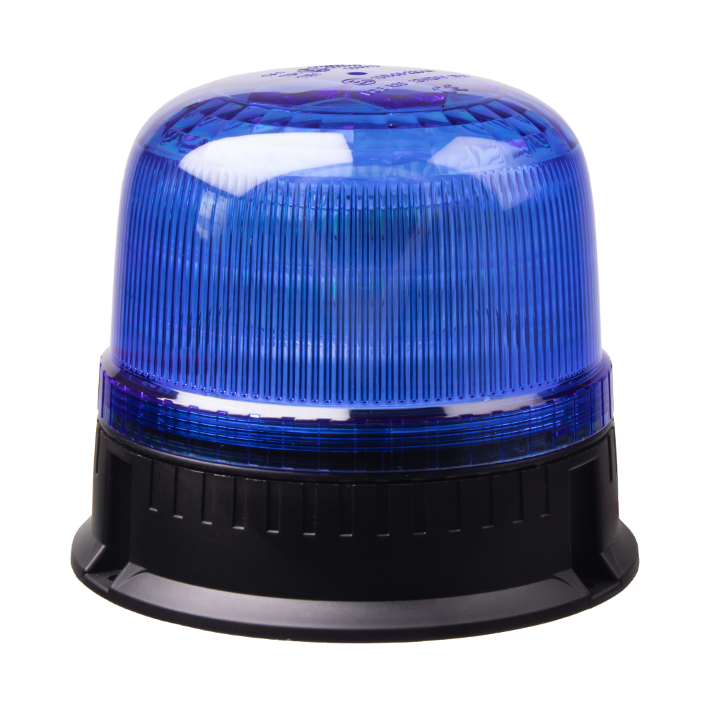 LED maják, 12-24V, 24xLED modrý, pevná montáž, ECE R65 - wl825fixblue