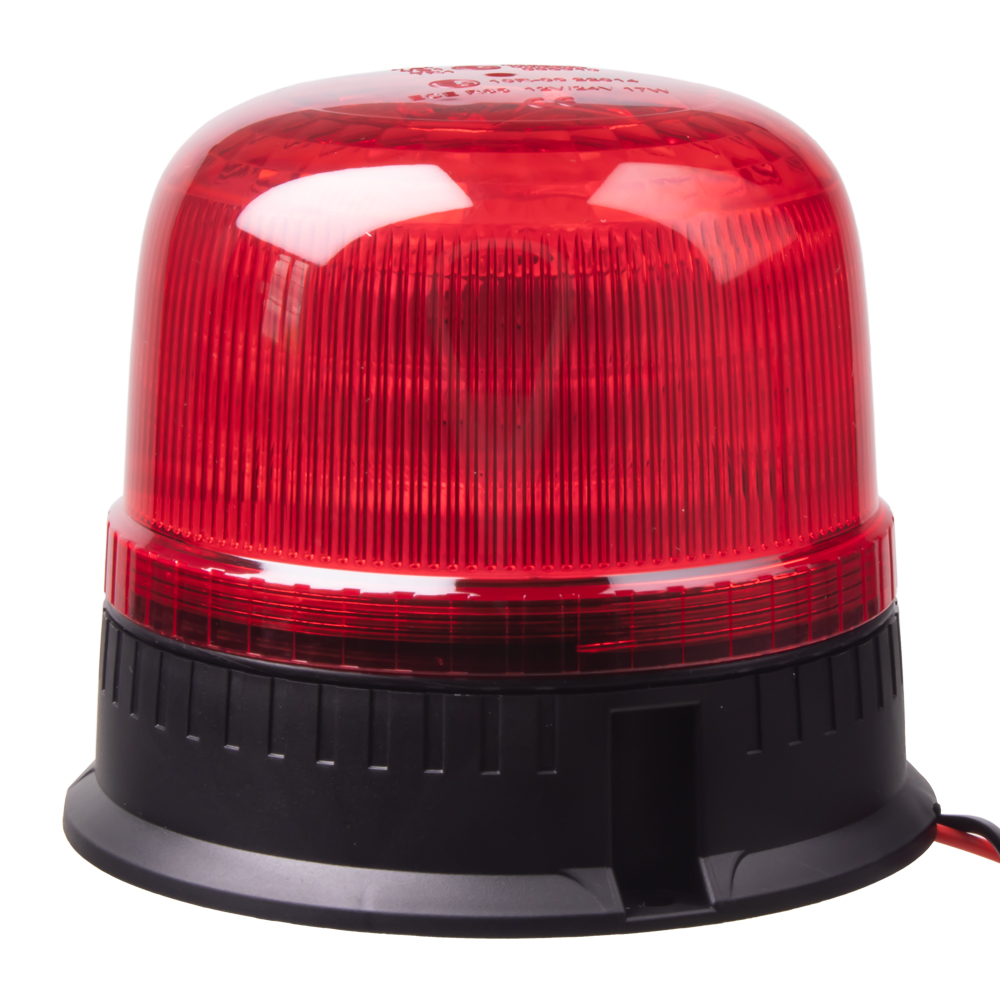 LED maják, 12-24V, 24xLED červený, pevná montáž, ECE R65 - wl825fixred