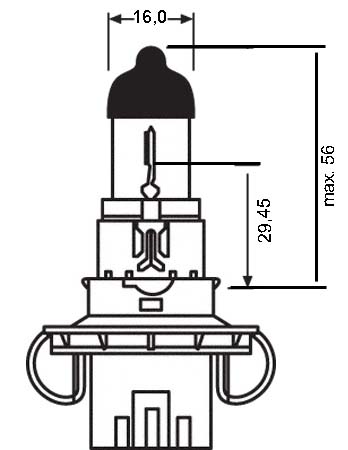 OSRAM 12V H13 60/55W standard (1ks)
