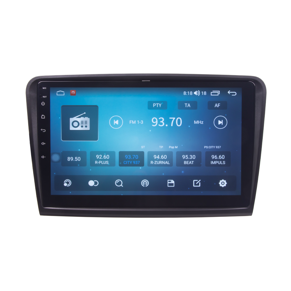 Autorádio pro Škoda Superb 2008-2015 s 10,1" LCD, Android, WI-FI, GPS, CarPlay, 4G, Bluetooth,2x USB - 80880A4