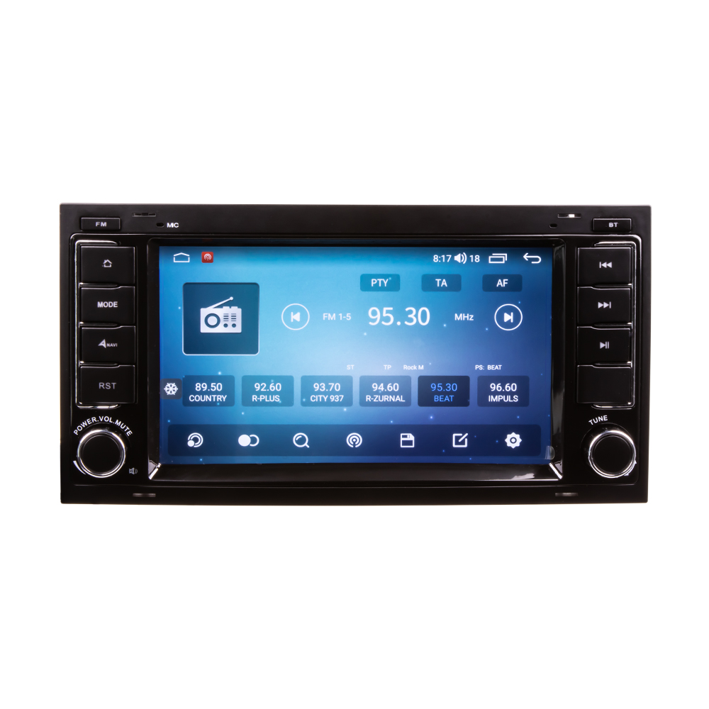 Autorádio pro VW Touareg 2004-2011 / T5 2003-2010 s 7" LCD,  Android, WI-FI, GPS, CarPlay, 4G, BT - 80893A4