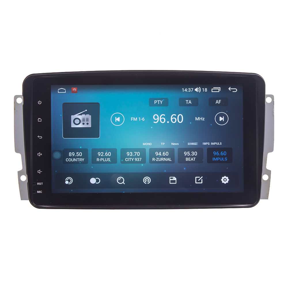 Autorádio pro Mercedes s 8" LCD, Android, WI-FI, GPS, CarPlay, Bluetooth, 4G, 2x USB - 80805A4