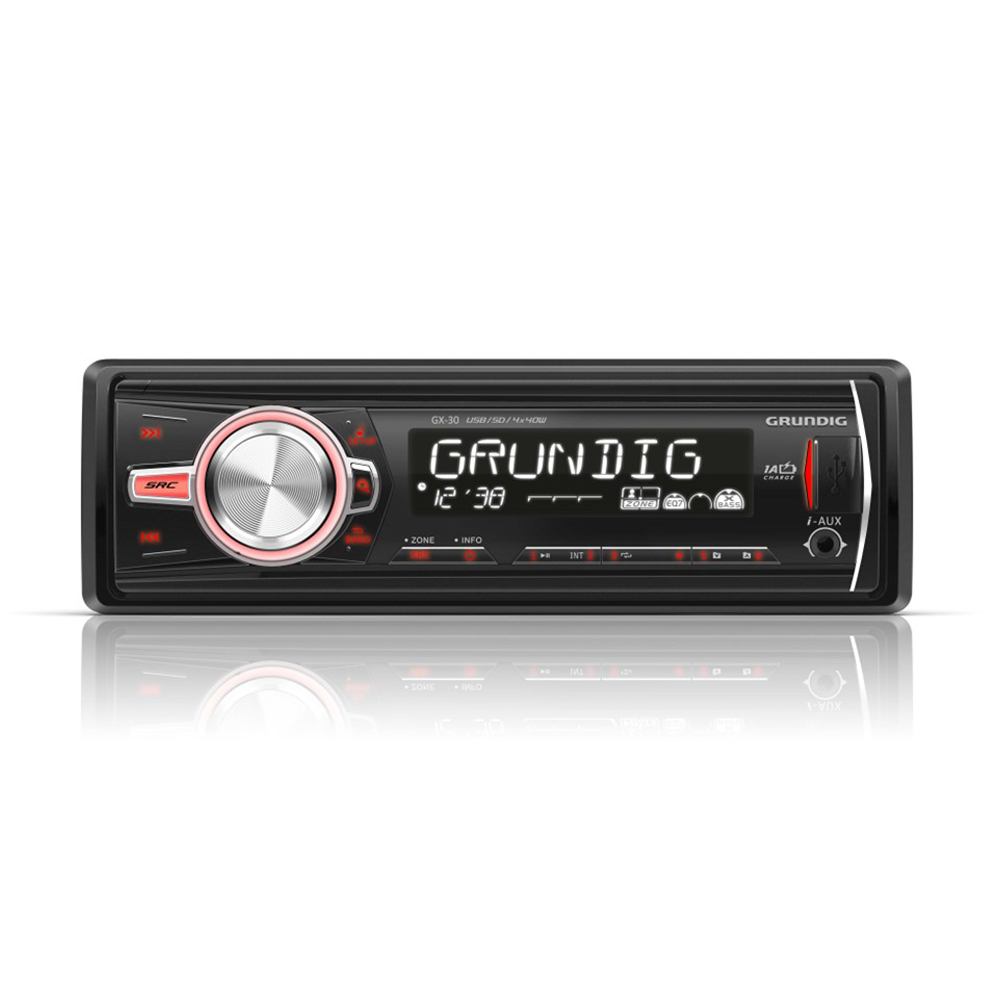GRUNDIG GX-30 - Autorádio bez mechaniky / USB / SD / AUX / odnímatelný panel