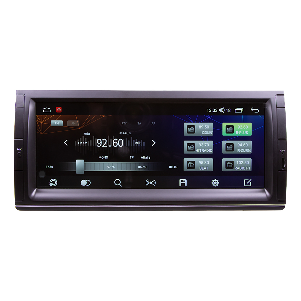 Autorádio pro BMW E39, E53, X5, M5  10,25" LCD, Android, WI-FI, GPS, CarPlay, Bluetooth, 4G, 2x USB - 80811A4