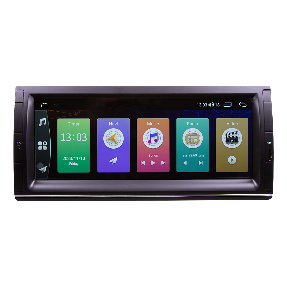 Autorádio pro BMW E39, E53, X5, M5  10,25" LCD, Android, WI-FI, GPS, CarPlay, Bluetooth, 4G, 2x USB - 80811A4