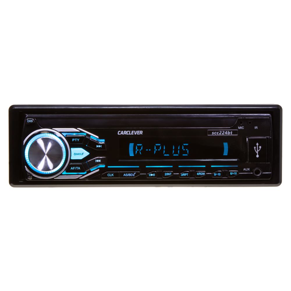 1DIN 12/24V autorádio BLUETOOTH/USB/SD/AUX/APP, odnímatelný panel - scc224bt