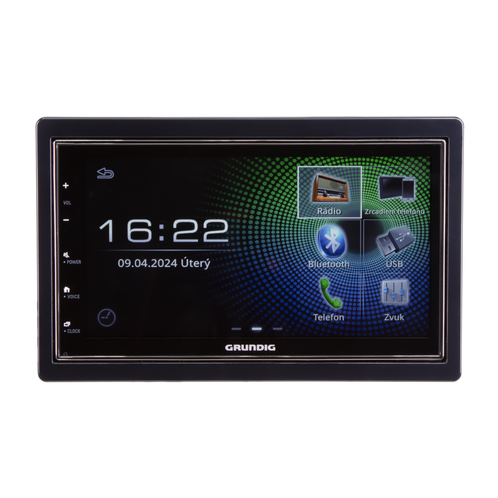 GRUNDIG 2DIN DAB+ / FM autorádio / 6,8" displej / USB / Bluetooth / Apple CarPlay / Android Auto - GX-3800