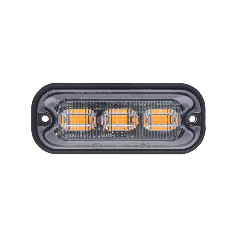 PREDATOR 3x4W LED, 12-24V, oranžový, ECE R65 - br003A