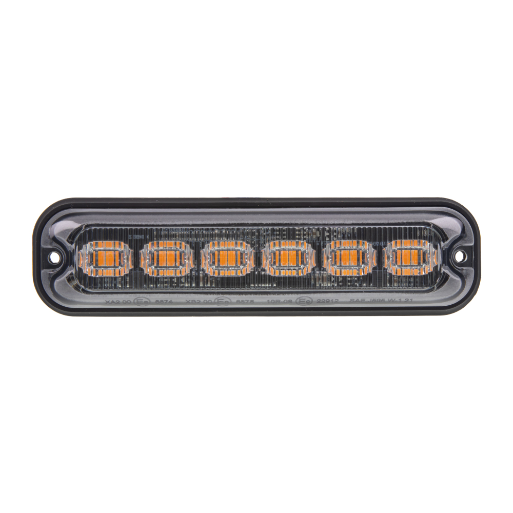 PREDATOR 6x4W LED, 12-24V, oranžový, ECE R65 - br006A