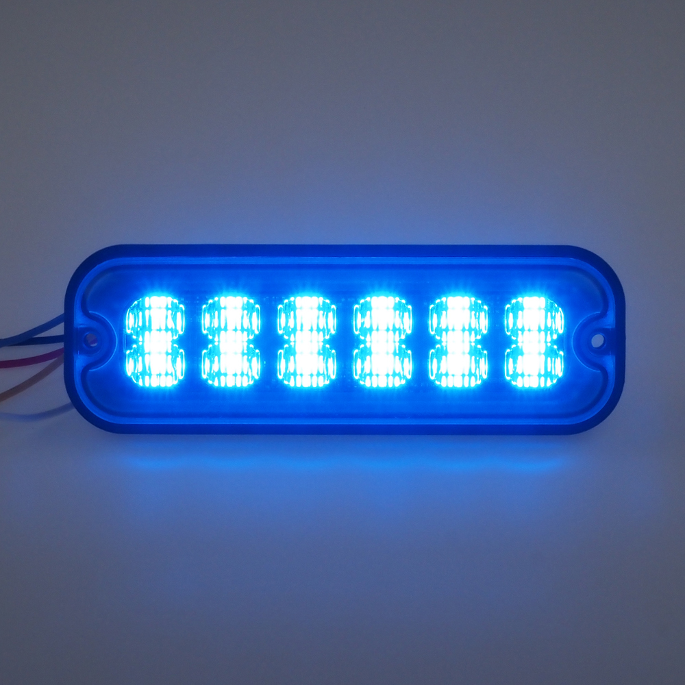 PREDATOR 12x4W LED, 12-24V, modrý, ECE R10 - br012B