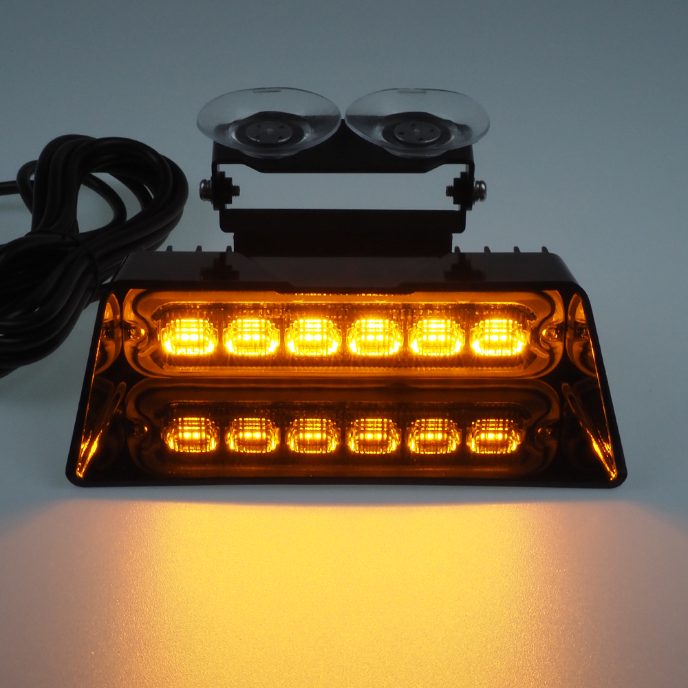 PREDATOR LED vnitřní, 6x LED 4W, 12/24V, oranžový - brW006A