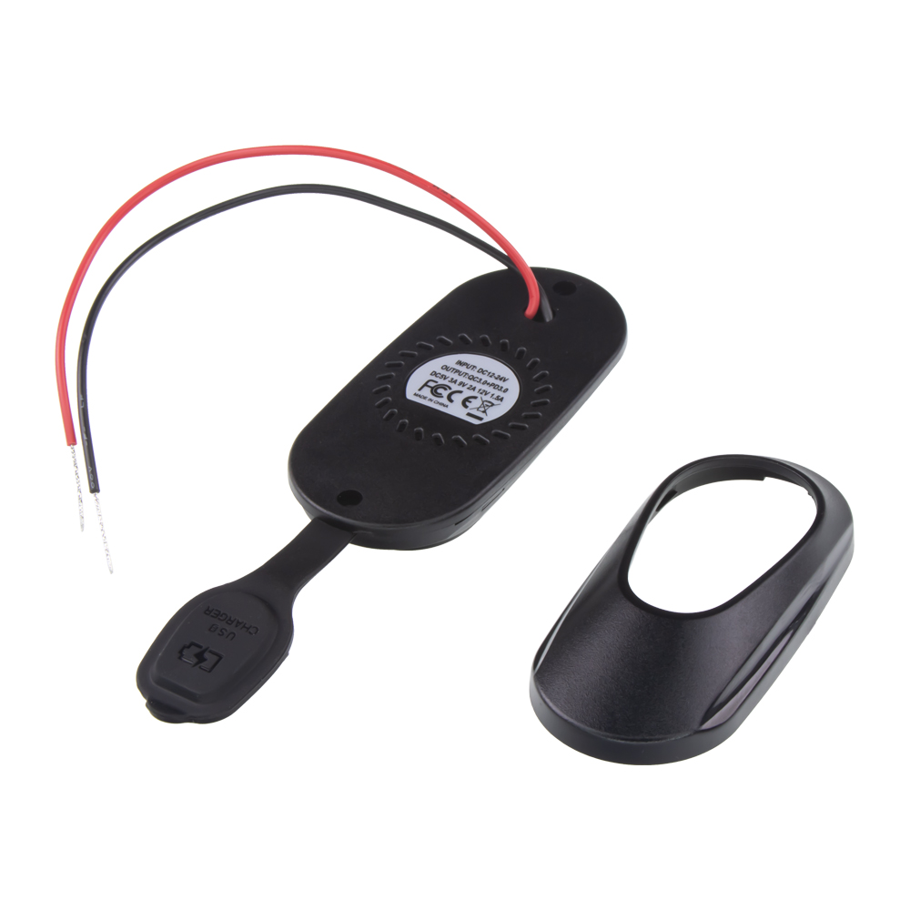 USB QC3.0 + USB-C PD3.0 zásuvka 12/24V, montáž na povrch - 34710.1